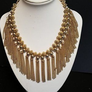 Vintage 1960's Sassy Fringed Tassel Adjustable Necklace